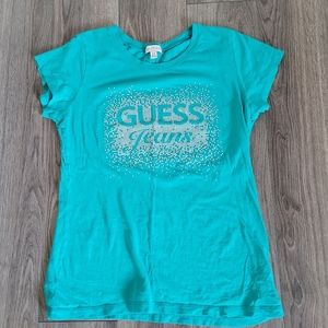 Teal Guess Tee